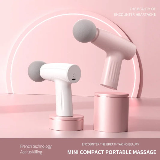 Mini Pink Muscle  Massage Gun Deep Tissue Handheld Massage Gun Therapy Gun Fascia Gun Massagegun Massagers Handheld Deep Tissue
